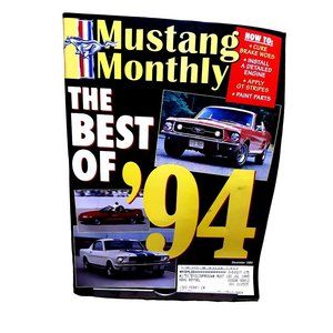 Mustang Monthly Magazine December 1994 Ford  Vintage